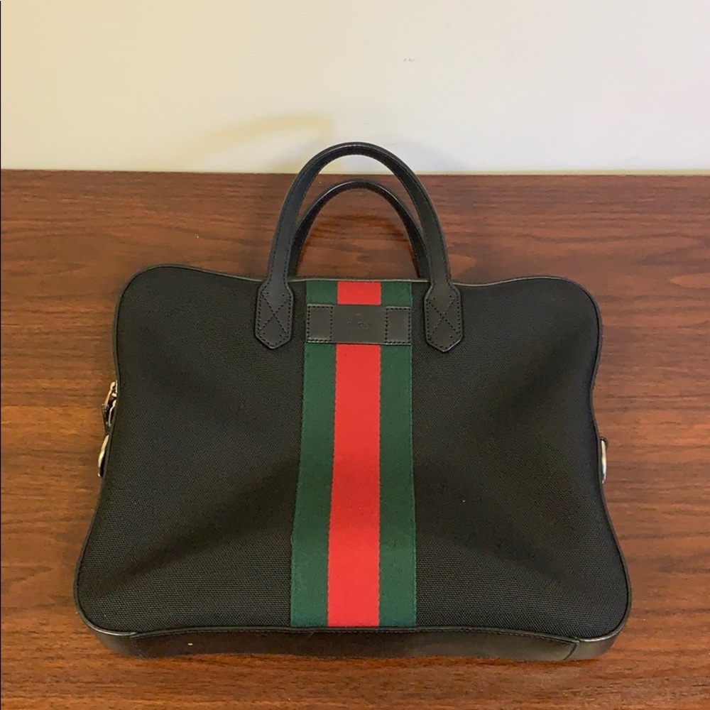 Gucci Satchel Laptop Bag Briefcase